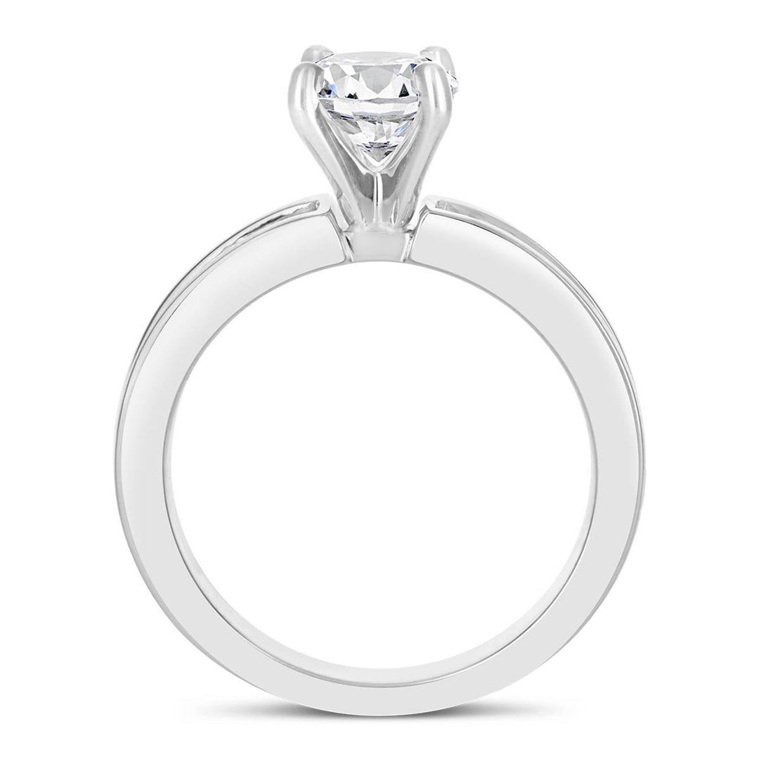 Baguette Diamond Engagement Ring