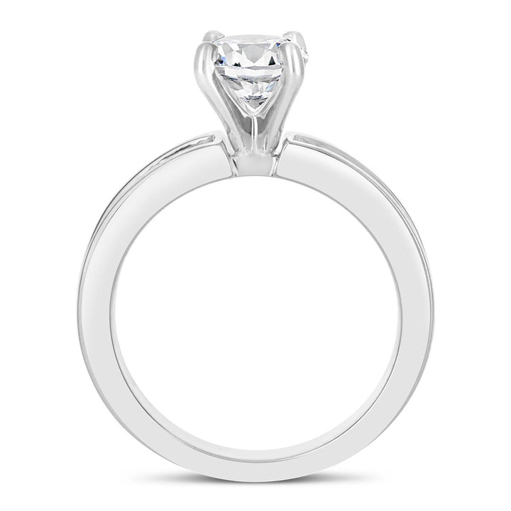 Baguette Diamond Engagement Ring