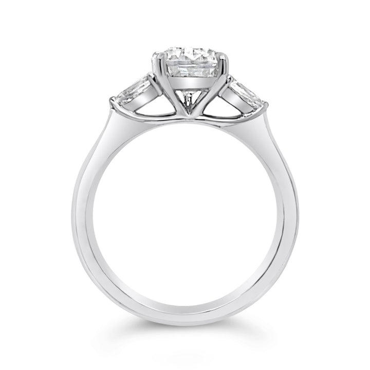 Three Stone Diamond Engagement Ring