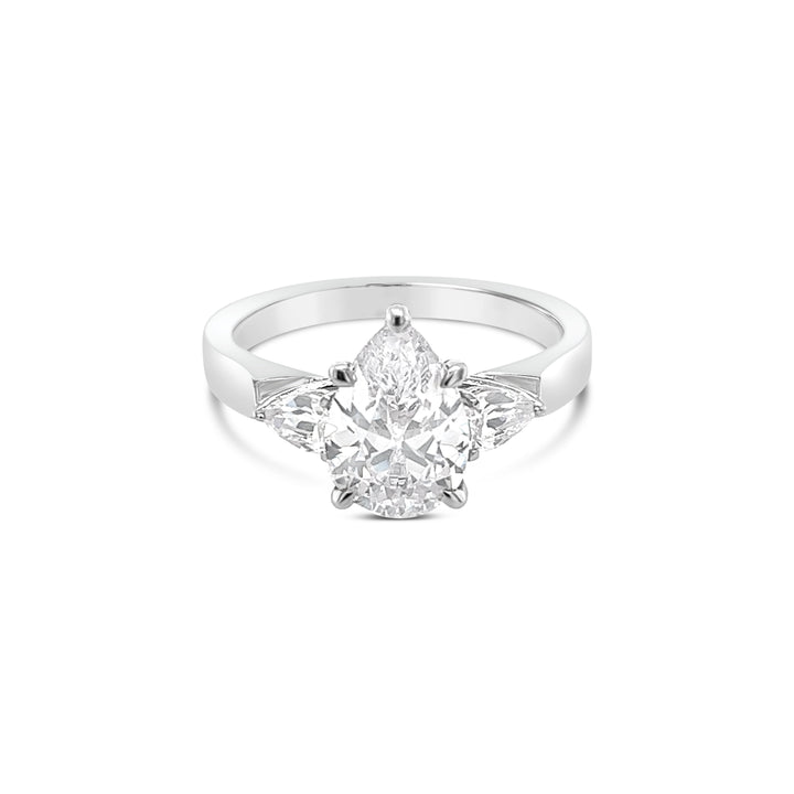Three Stone Diamond Engagement Ring