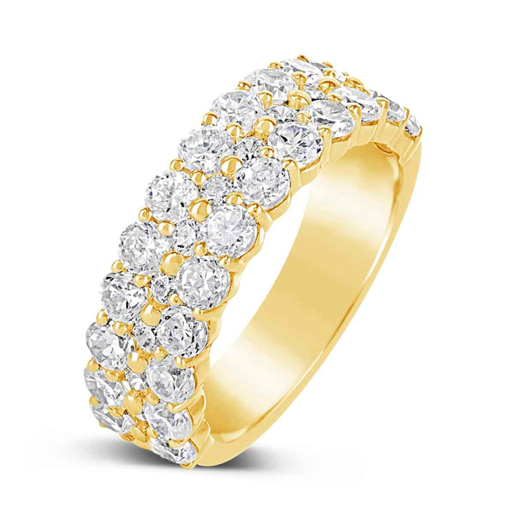 Wide Diamond Band - ACE032