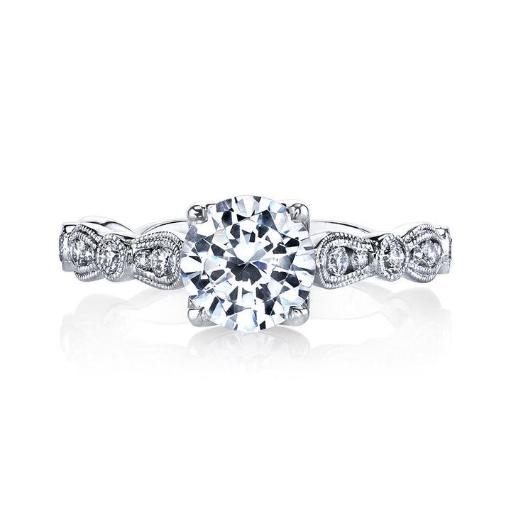 Parade Design Lyria Signature Crown Vintage Inspired Diamond Ring