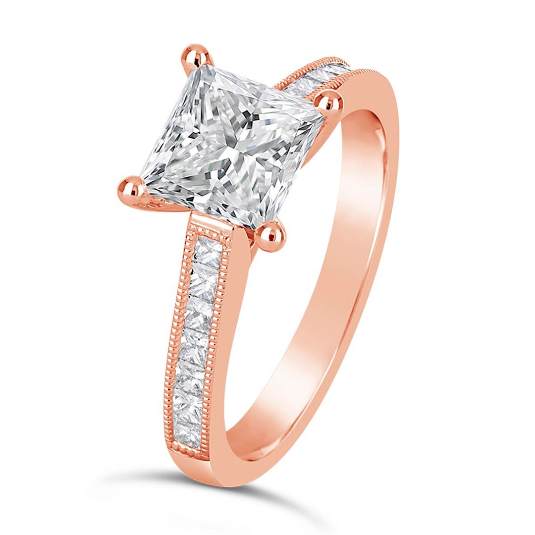 Vintage Inspired Diamond Engagement Ring