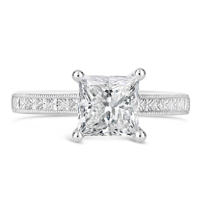 Vintage Inspired Diamond Engagement Ring