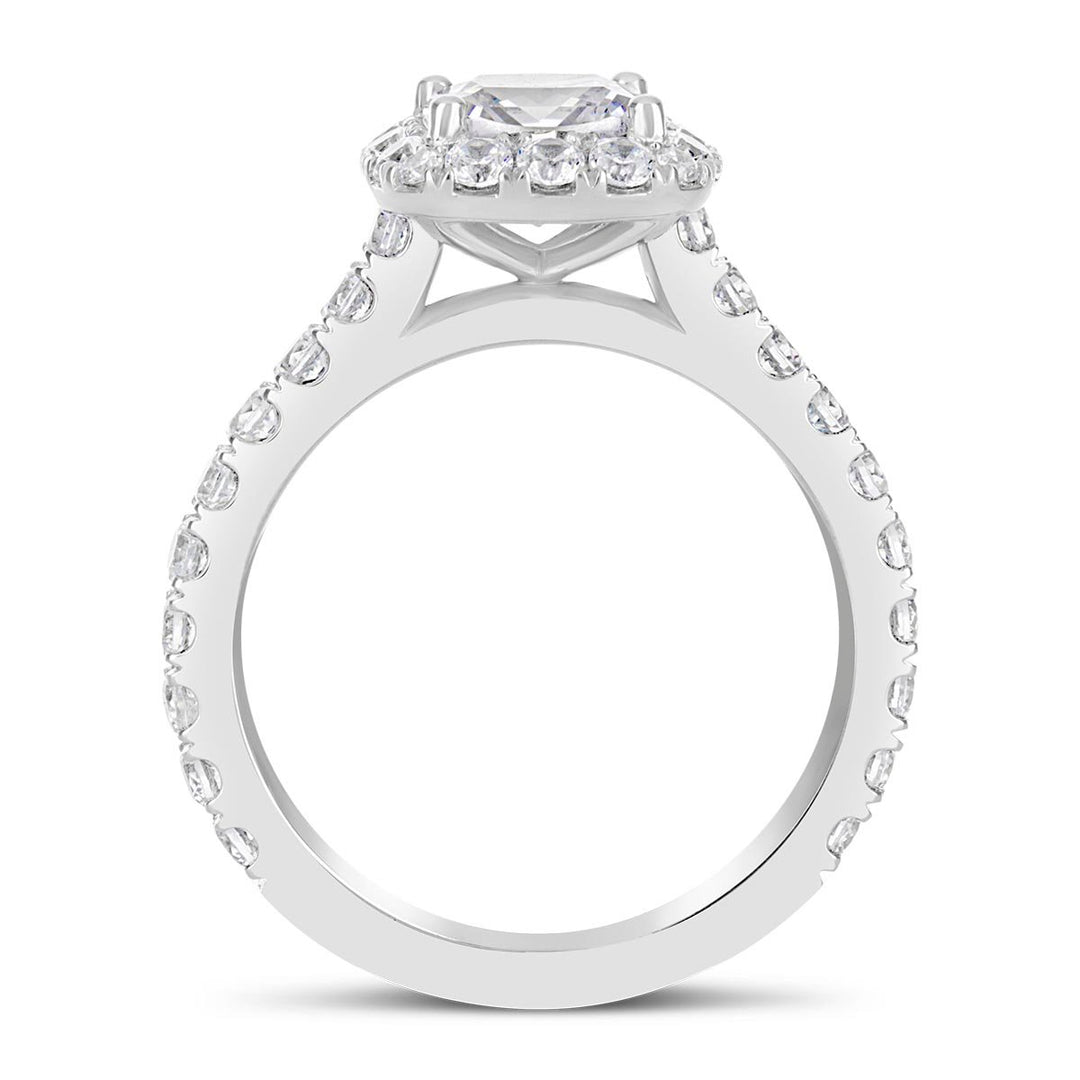Diamond Halo Engagement Ring