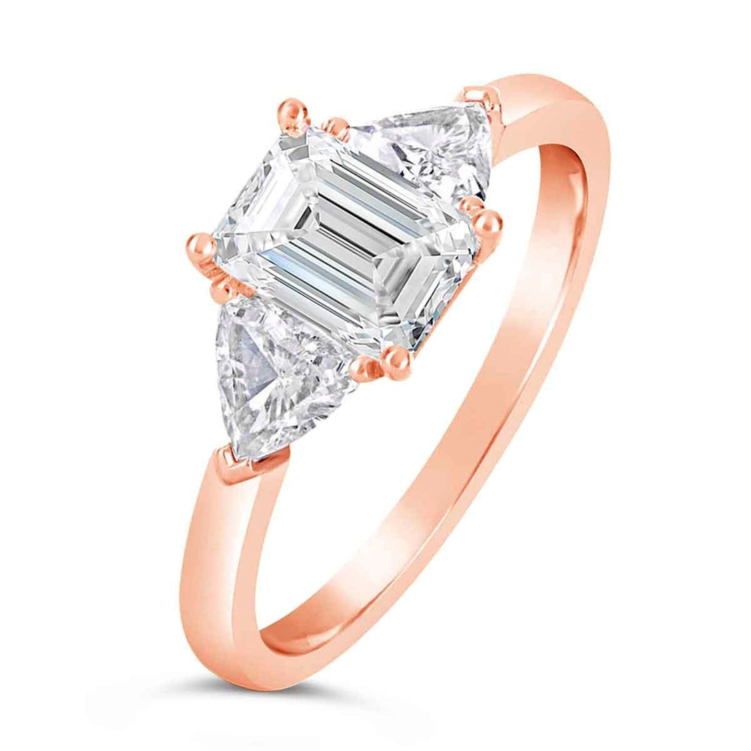 Classic Three Stone Diamond Engagement Ring