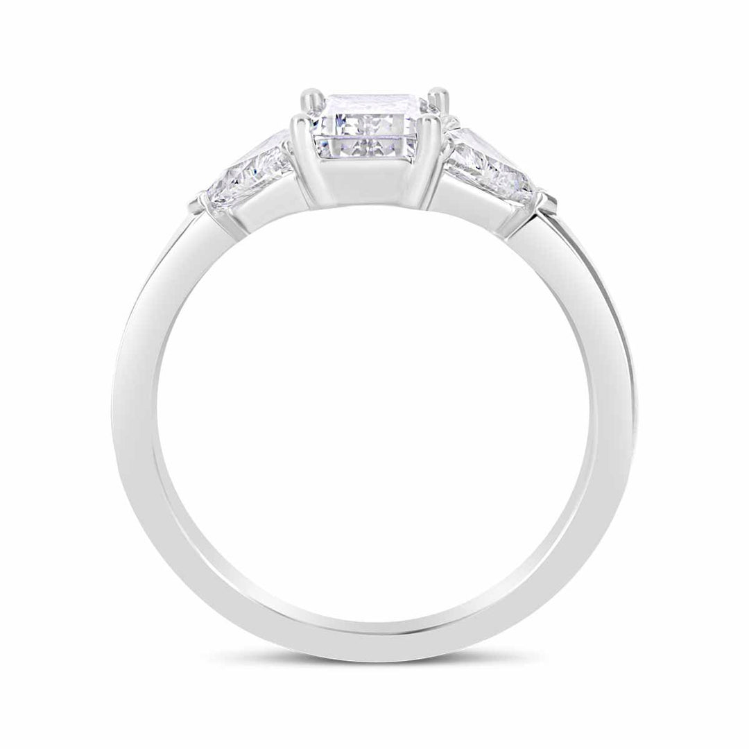 Classic Three Stone Diamond Engagement Ring