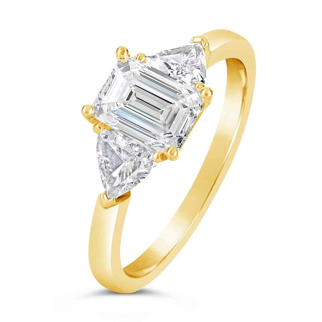 Classic Three Stone Diamond Engagement Ring