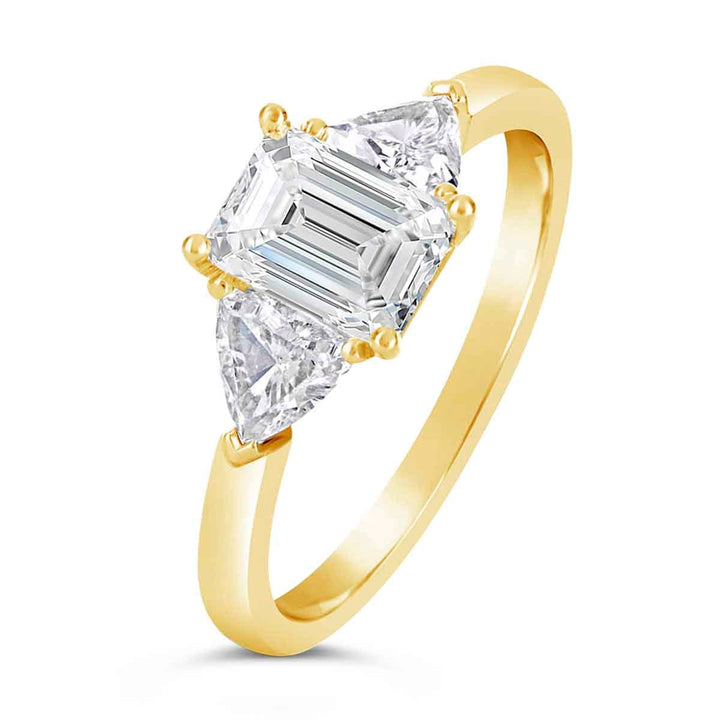 Classic Three Stone Diamond Engagement Ring