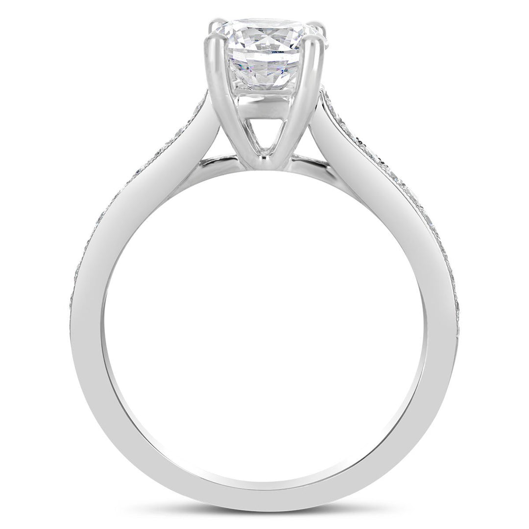 Vintage Inspired Diamond Engagement Ring