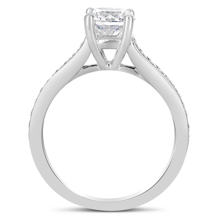 Vintage Inspired Diamond Engagement Ring