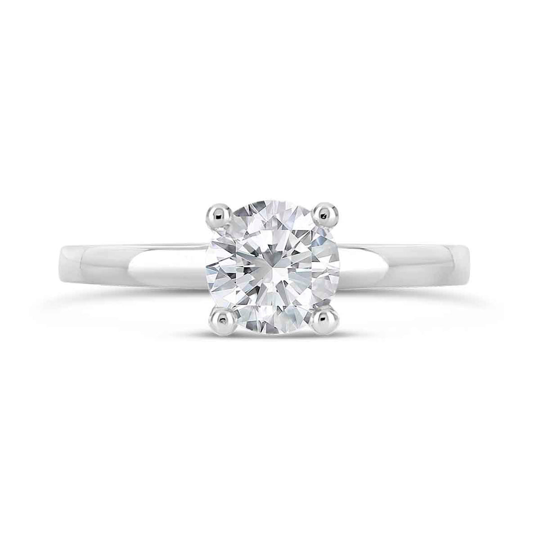 Solitaire Diamond Engagement Ring