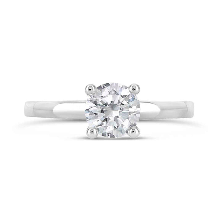 Solitaire Diamond Engagement Ring