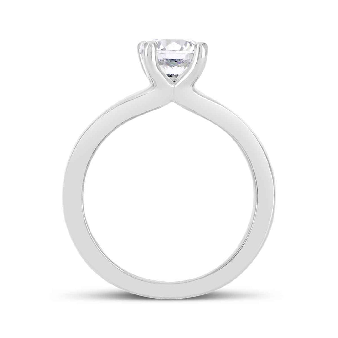 Solitaire Diamond Engagement Ring