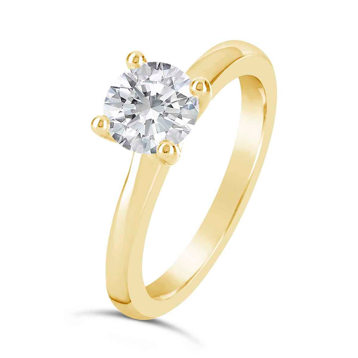 Solitaire Diamond Engagement Ring