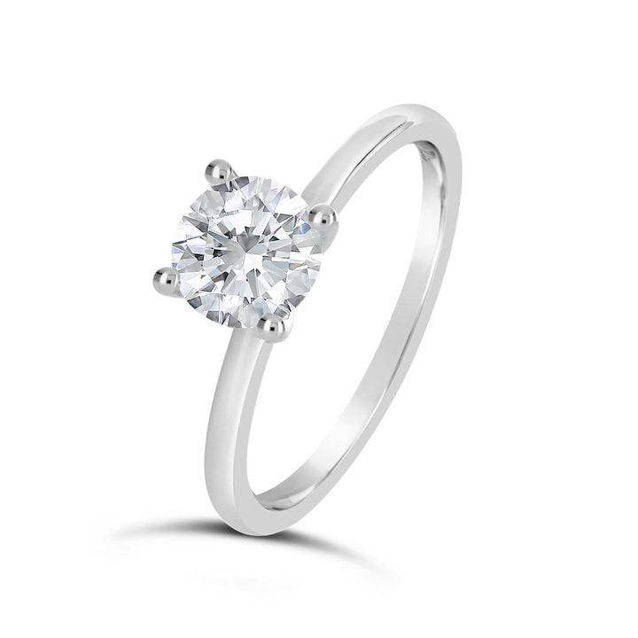 Classic Diamond Solitaire Engagement Ring