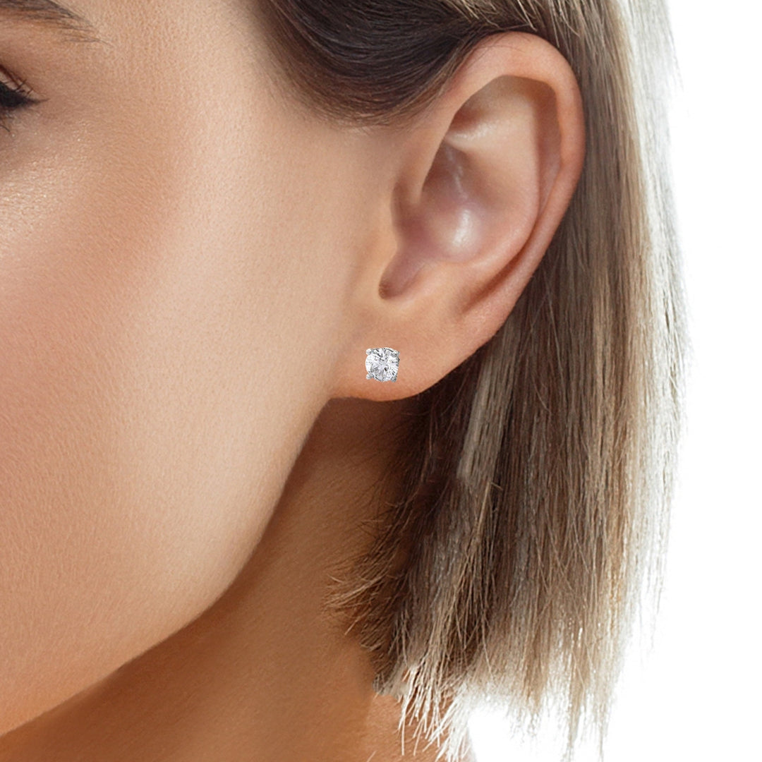 Certified Premium Lab Grown Diamond Stud Earrings - (1.50+ ct. total weight)