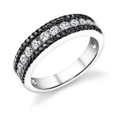 Diamond and Black Diamond Band - CR0558BD