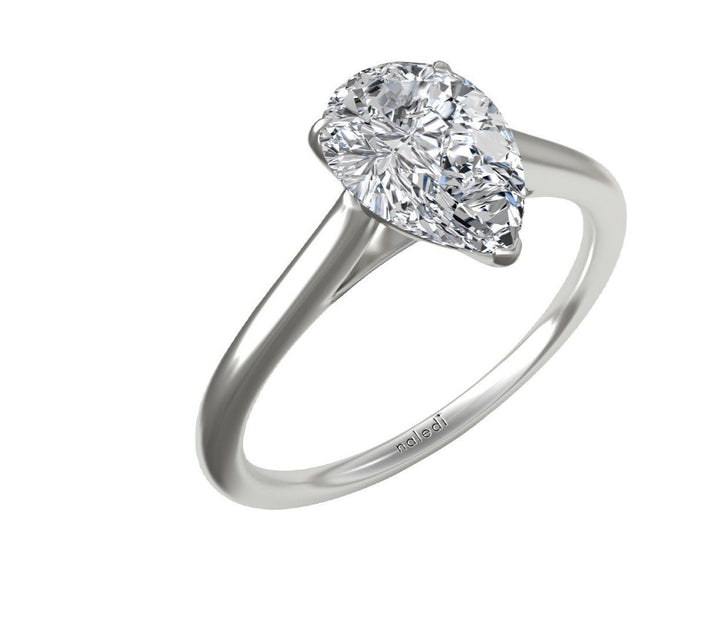 Classic Cathedral Solitaire Engagement Ring - N0423-PS
