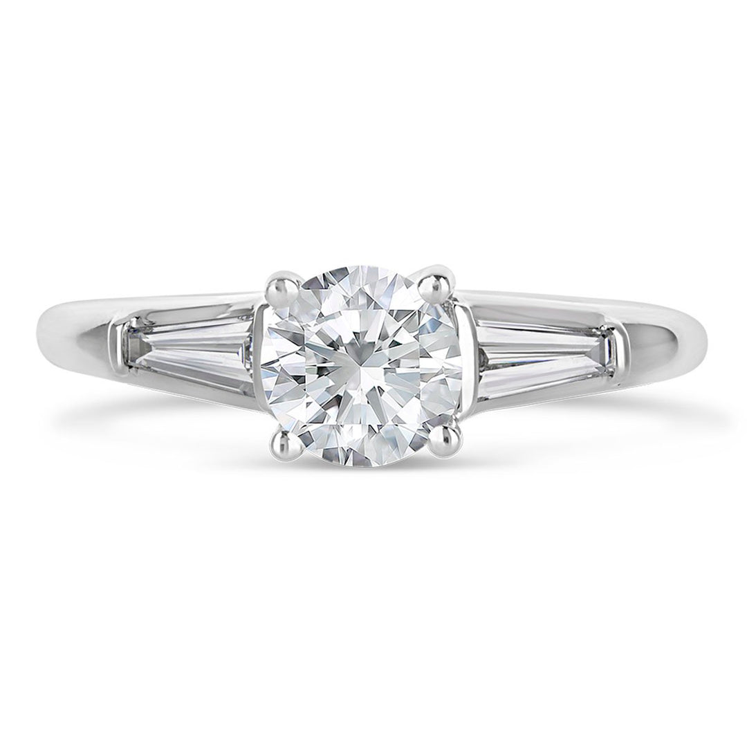 Three Stone Diamond Engagement Ring