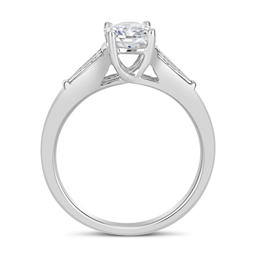 Three Stone Diamond Engagement Ring