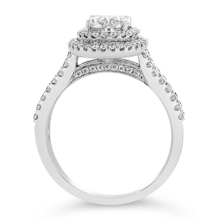 Diamond Halo Engagement Ring