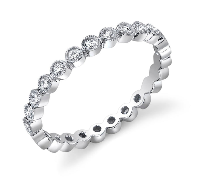 Vintage Inspired Diamond Eternity Band - MWR11