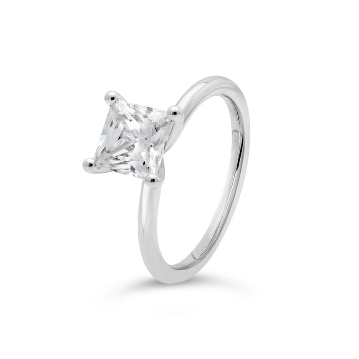 Solitaire Diamond Engagement Ring