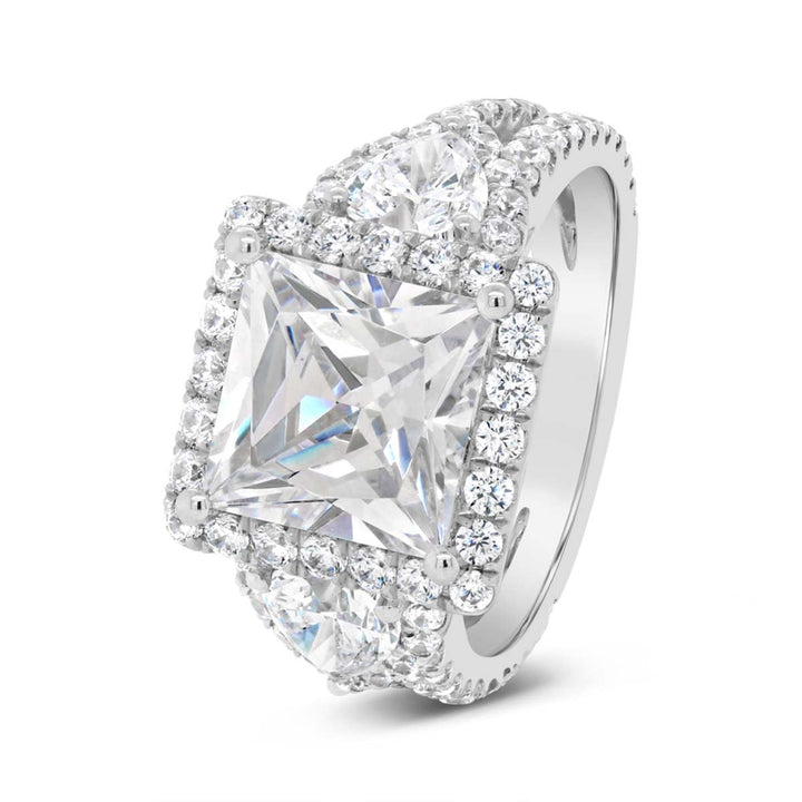Halo Diamond Engagement Ring