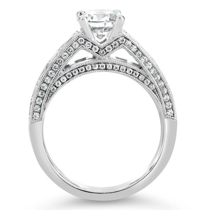 Channel Set Diamond Engagement Ring