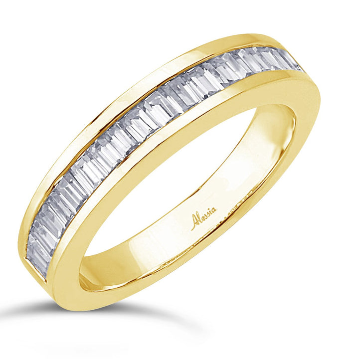 Baguette Diamond Channel Set Band - ACE017