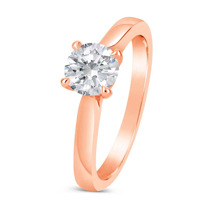 Solitaire Diamond Engagement Ring