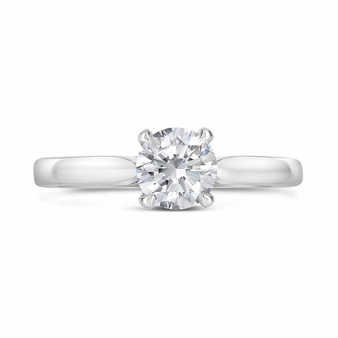 Solitaire Diamond Engagement Ring