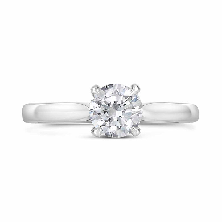 Solitaire Diamond Engagement Ring