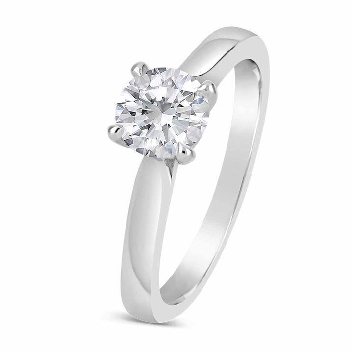 Solitaire Diamond Engagement Ring