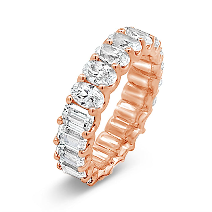 Two Shape Modern Diamond Eternity Band - YJC3445