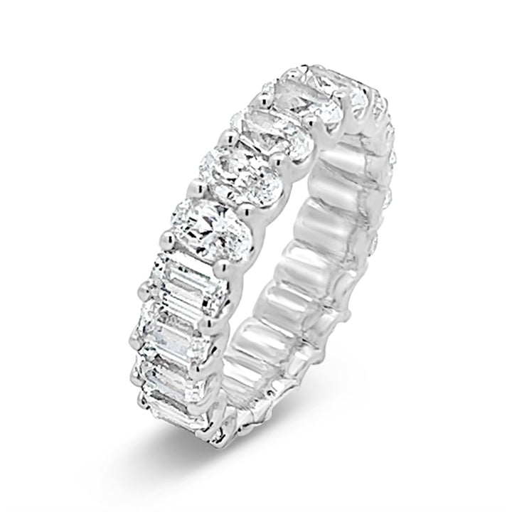 Two Shape Modern Diamond Eternity Band - YJC3445