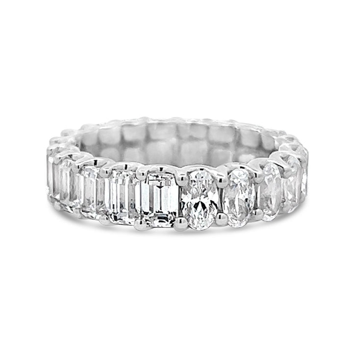 Two Shape Modern Diamond Eternity Band - YJC3445