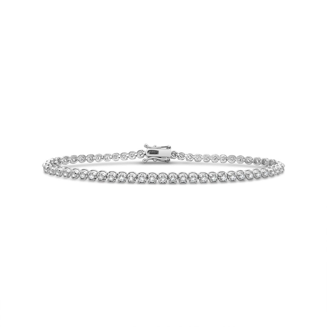 White Gold Lab Grown Diamond Tennis Bracelet (1.12 ct. total weight)