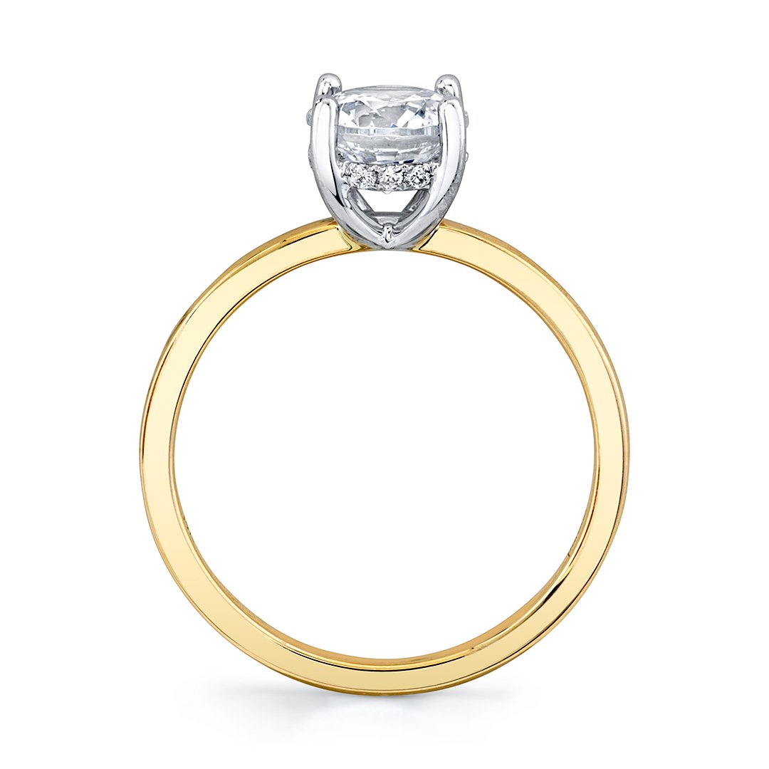 Parade Design Hidden Halo Solitaire Engagement Ring - R5110/O1