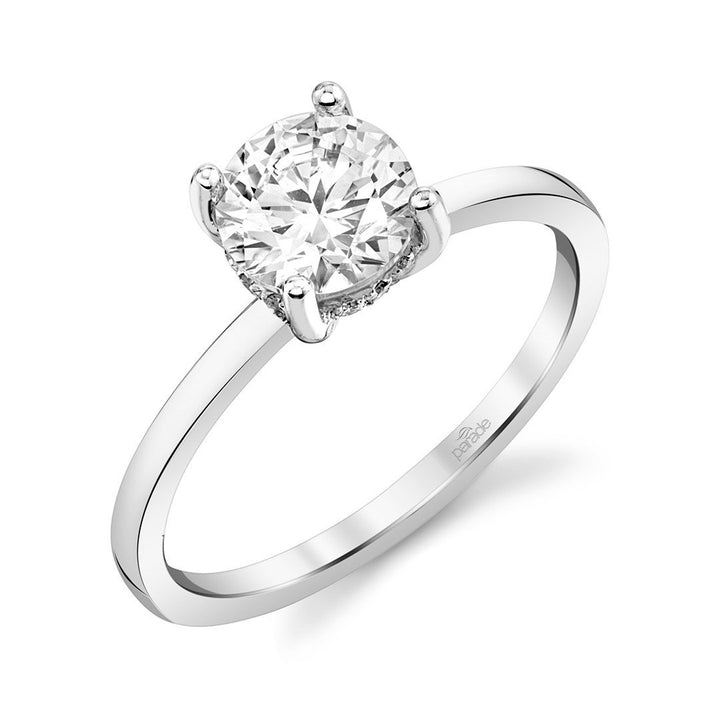 Parade Design Hidden Halo Solitaire Engagement Ring - R5110/O1