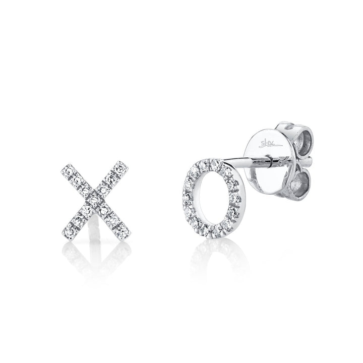 XO Diamond Earrings - SC55001319