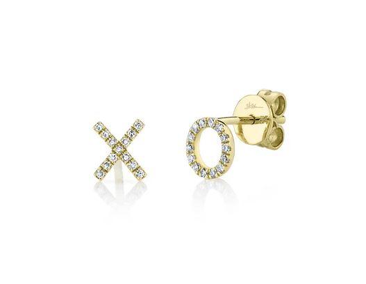 XO Diamond Earrings - SC55001319