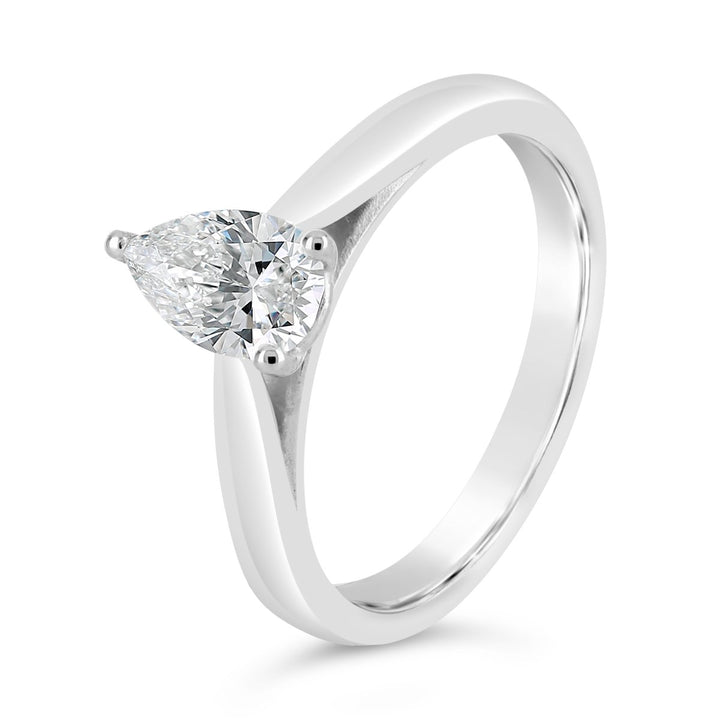 Solitaire Diamond Engagement Ring
