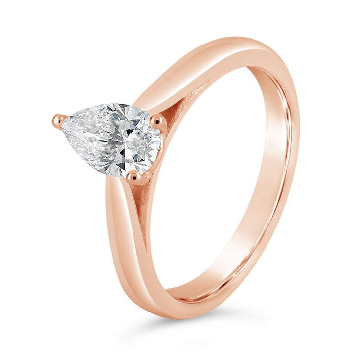Solitaire Diamond Engagement Ring