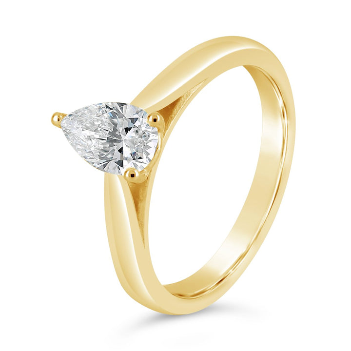 Solitaire Diamond Engagement Ring