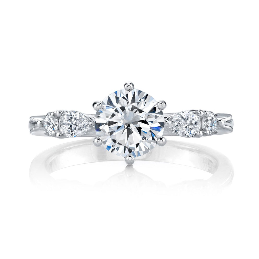 Six Prongs Classic Engagement Ring