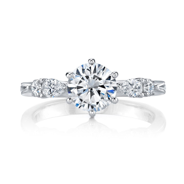 Six Prongs Classic Engagement Ring
