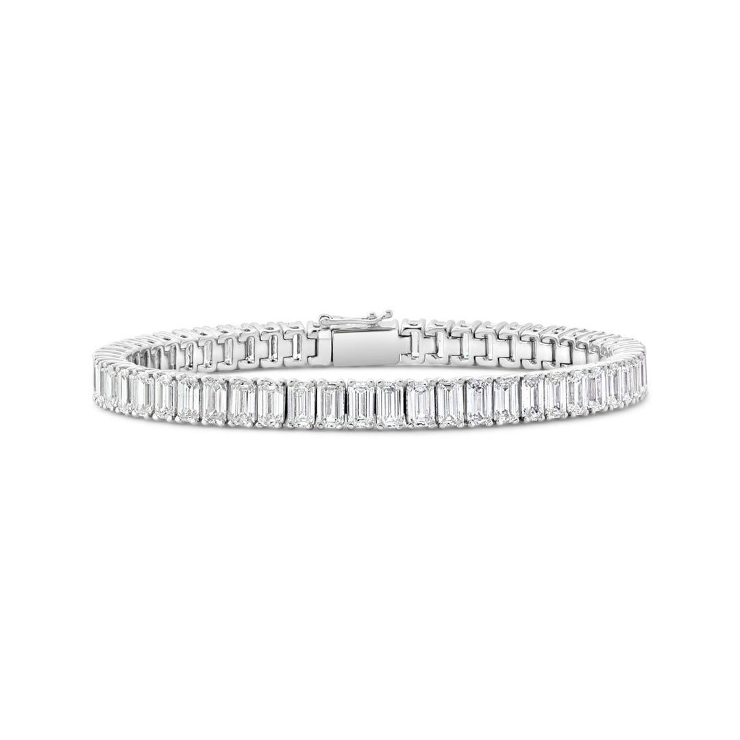 Emerald Cut Diamond Tennis Bracelet - ARZ105241