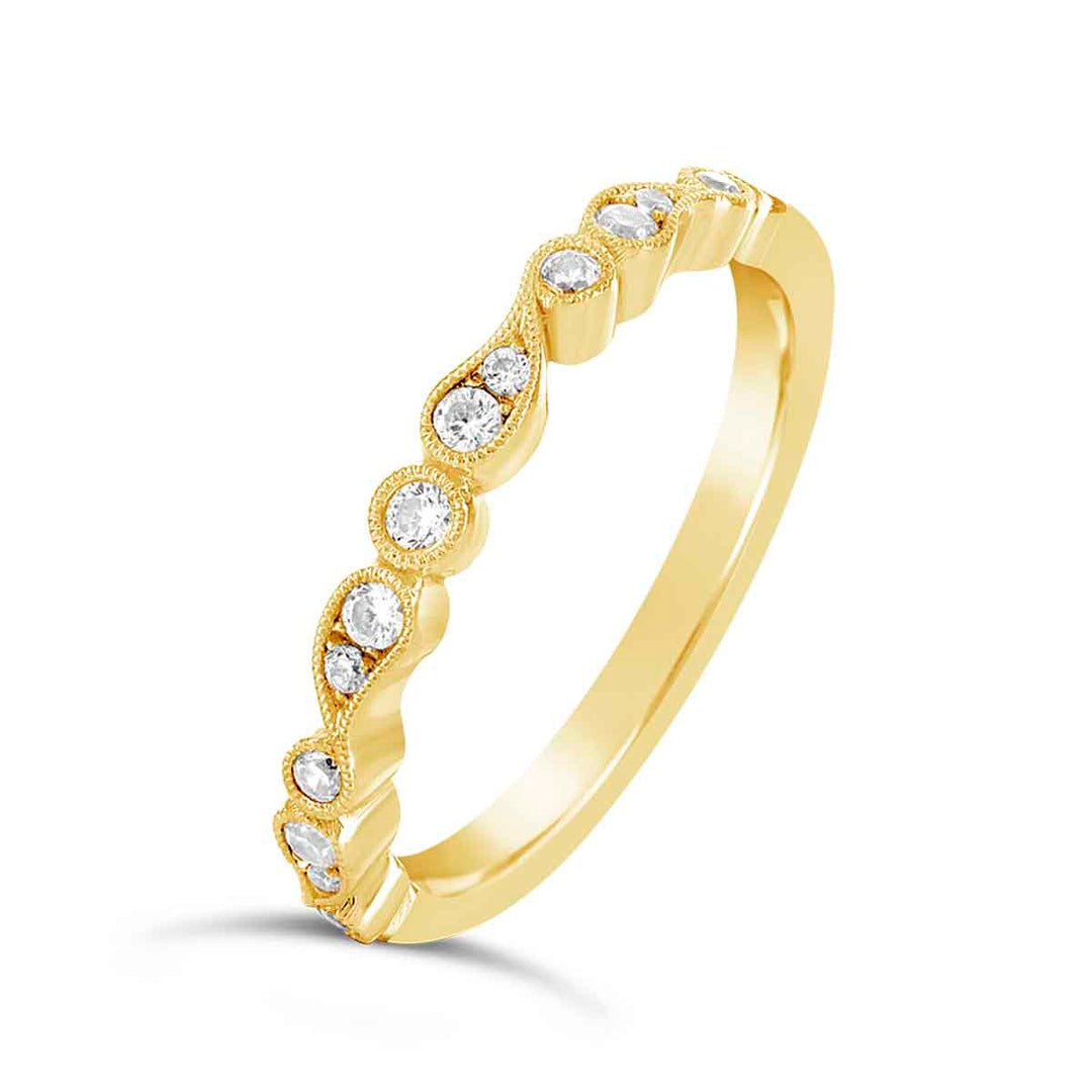Vintage Inspired Diamond Band - YJA8155R